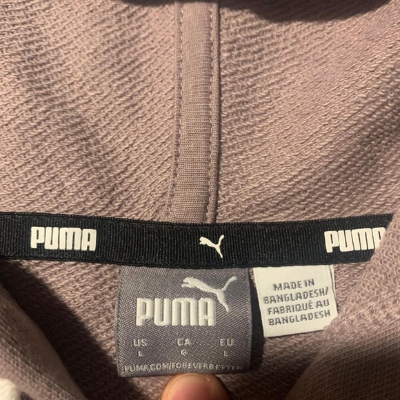 NWOT PUMA WOMENS POWER COLOR BLOCK HOODIE - Lavender & White  Large - Picture 6 of 12